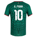 adidas Men's Mexico Gilberto Mora Authentic Home 2026 World Cup Jersey (Bold Green)