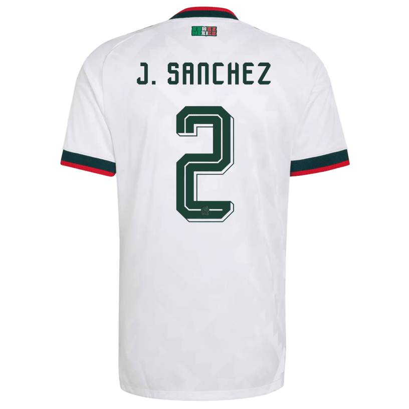 adidas Men's Mexico J. Sanchez Authentic Match Away Jersey 2026 (White) | SoccerWearhouse
