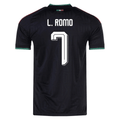 adidas Men's Mexico L. Romo Authentic Match Third Jersey 2026 (Black)
