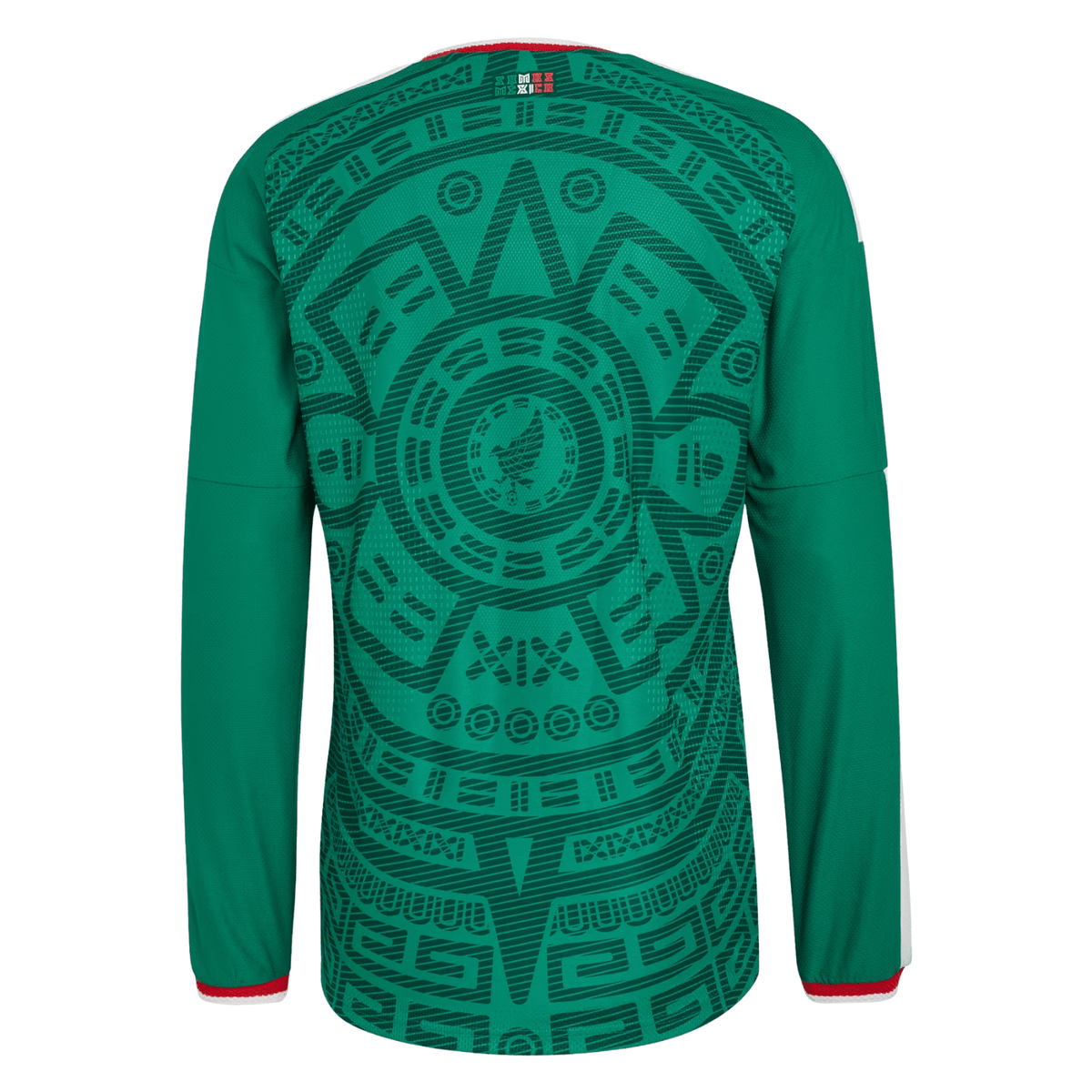 adidas Men's Mexico Long - Sleeve Authentic Home Jersey 2026 (Bold Green) | SoccerWearhouse