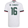 adidas Men's Mexico M. Chavez Authentic Match Away Jersey 2026 (White)