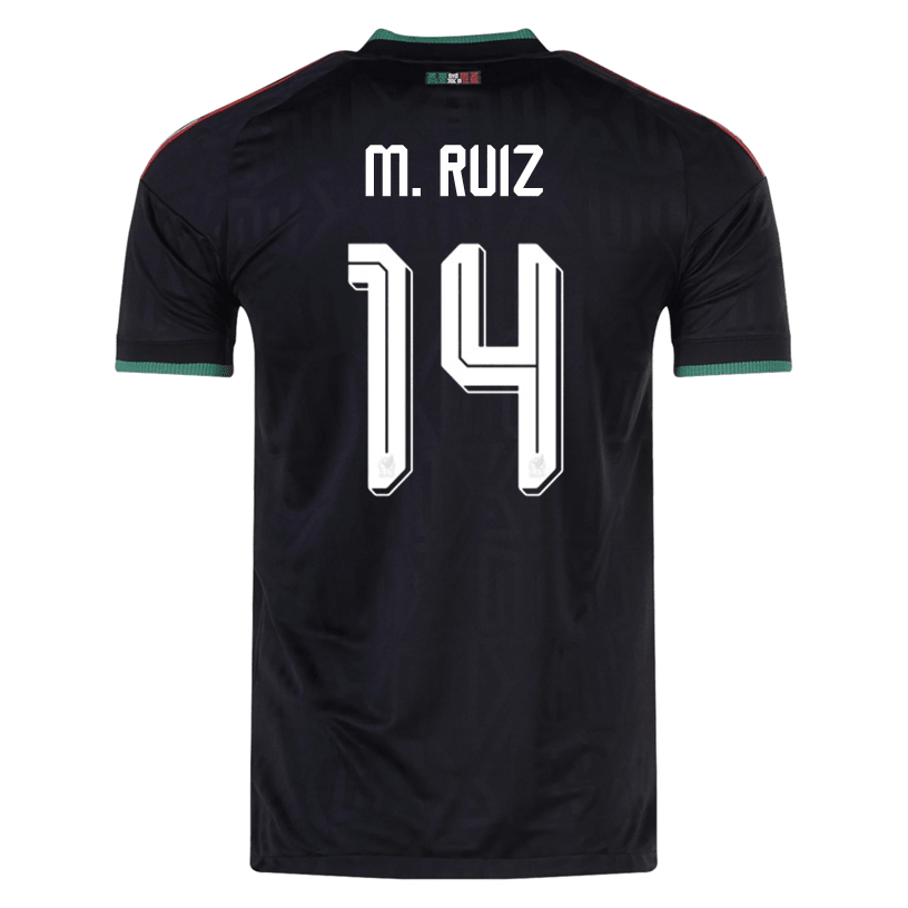 adidas Men's Mexico M. Ruiz Authentic Match Third Jersey 2026 (Black) | SoccerWearhouse