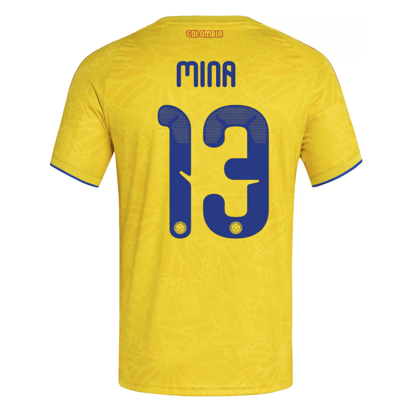adidas Men's Mina Colombia 2026 Authentic Home Jersey (Impact Yellow) | SoccerWearhouse
