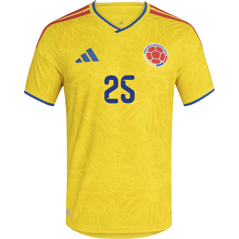 adidas Men's Montero Colombia 2026 Authentic Home Jersey (Impact Yellow) | SoccerWearhouse