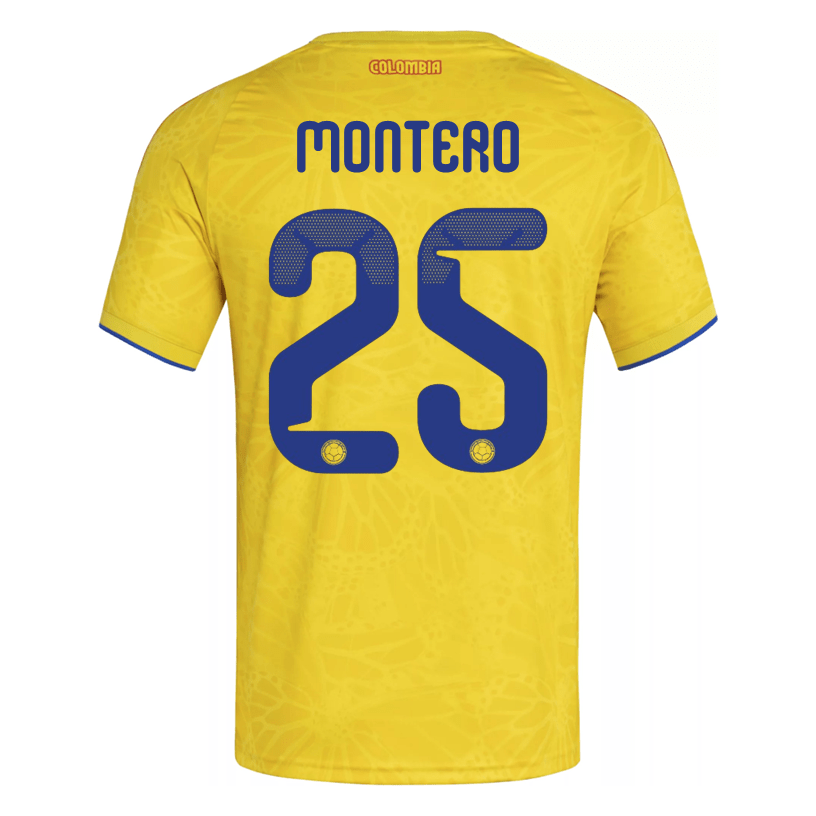adidas Men's Montero Colombia 2026 Authentic Home Jersey (Impact Yellow) | SoccerWearhouse