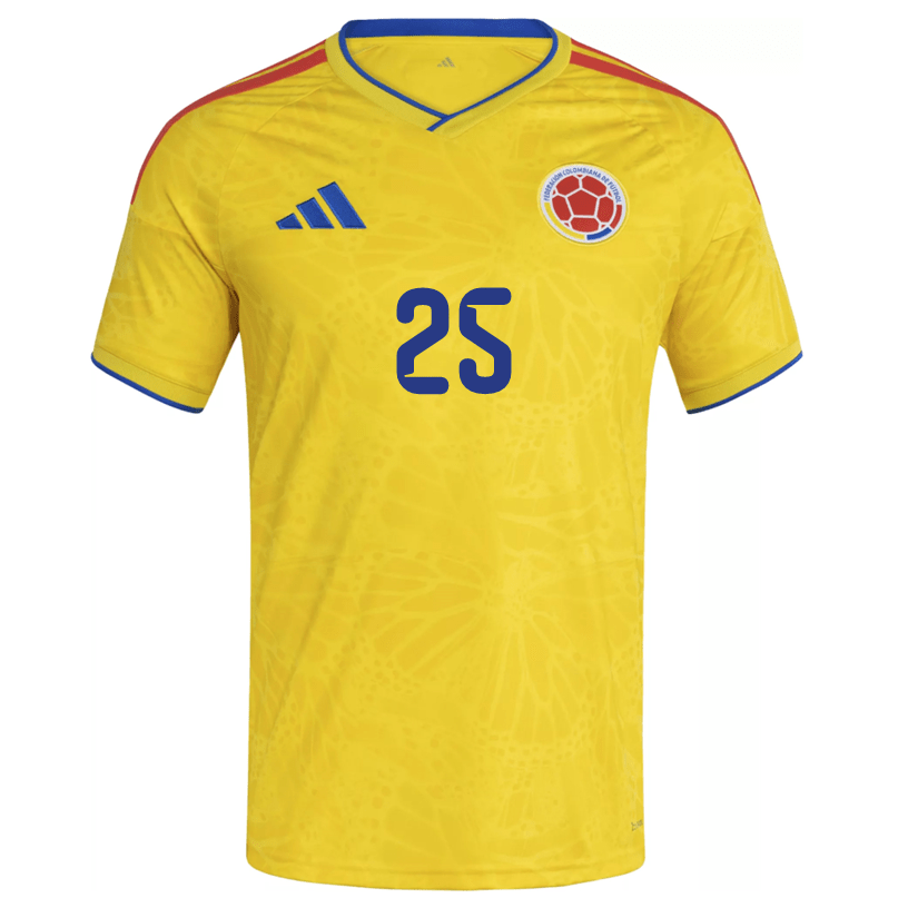 adidas Men's Montero Colombia 2026 Home Jersey (Impact Yellow) | SoccerWearhouse