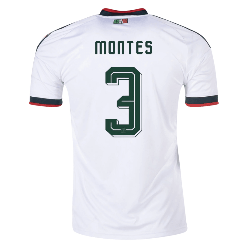 adidas Men's Montes Mexico 2026 Away Stadium Jersey (White) | SoccerWearhouse