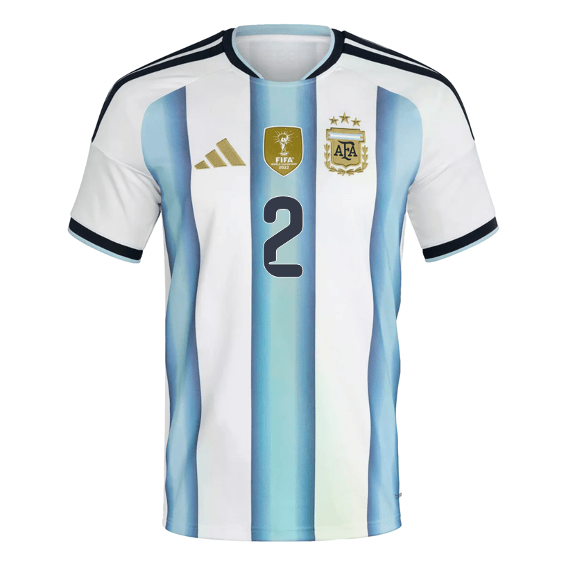 adidas Men's Montiel Argentina 2026 Home World Cup Jersey (White/Icey Light Blue) | SoccerWearhouse