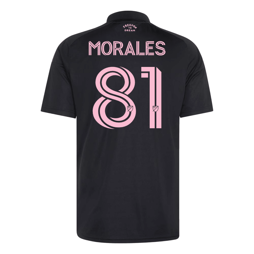 adidas Men's Morales Inter Miami CF 26/27 Away Jersey (Black/Pink) | SoccerWearhouse