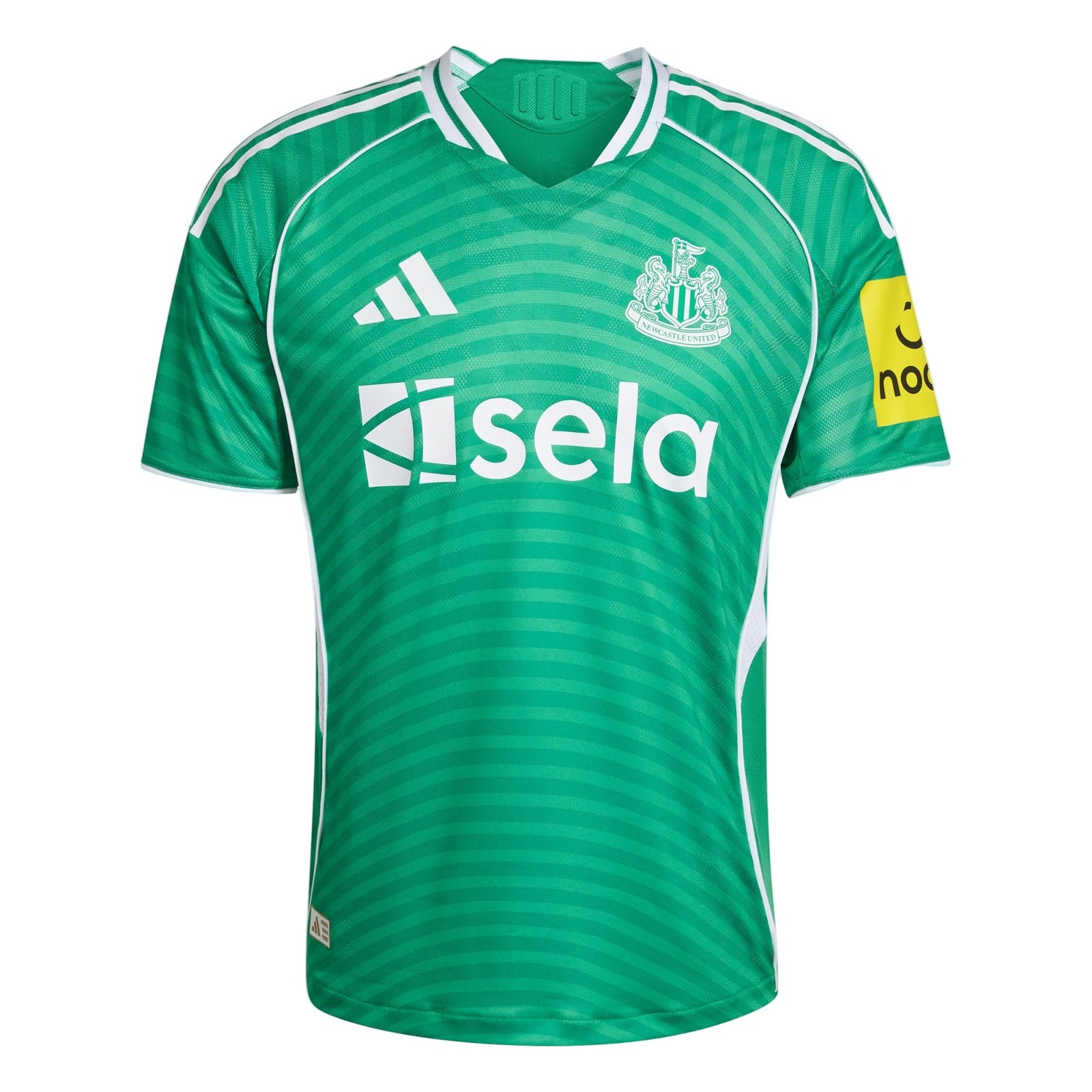 adidas Men's Newcastle United 25/26 Authentic Away Jersey (Green/White) | SoccerWearhouse