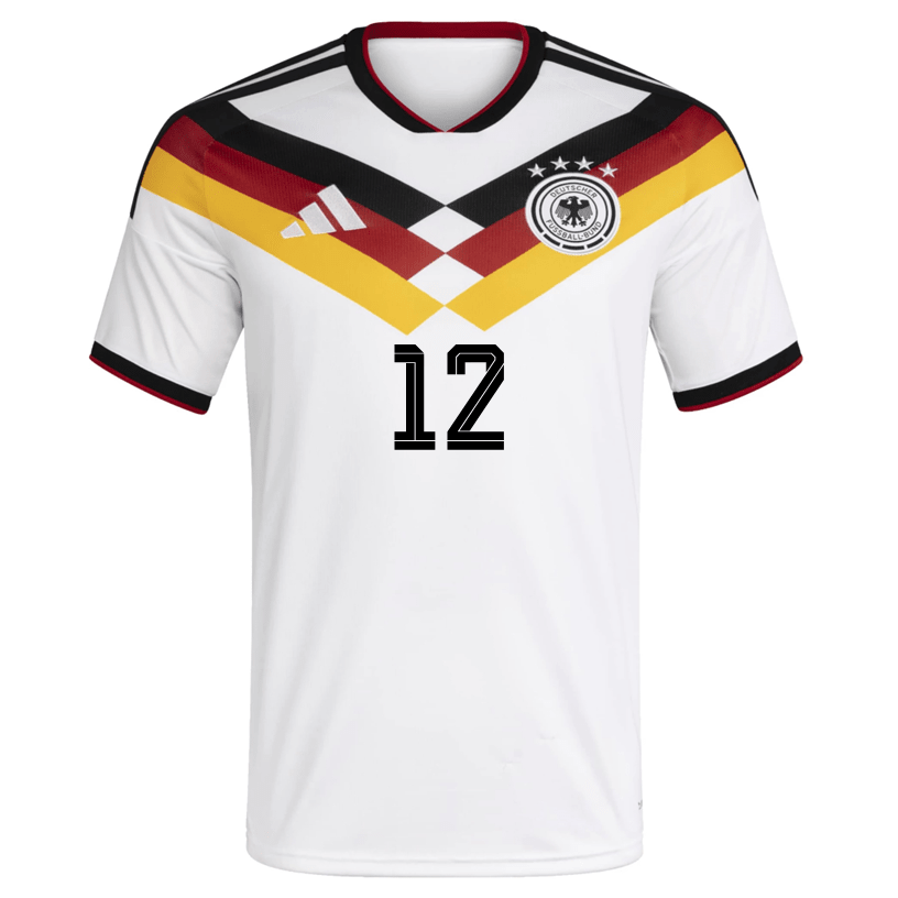 adidas Men's Nubel Germany Home World Cup Jersey 2026 (White/Black) | SoccerWearhouse