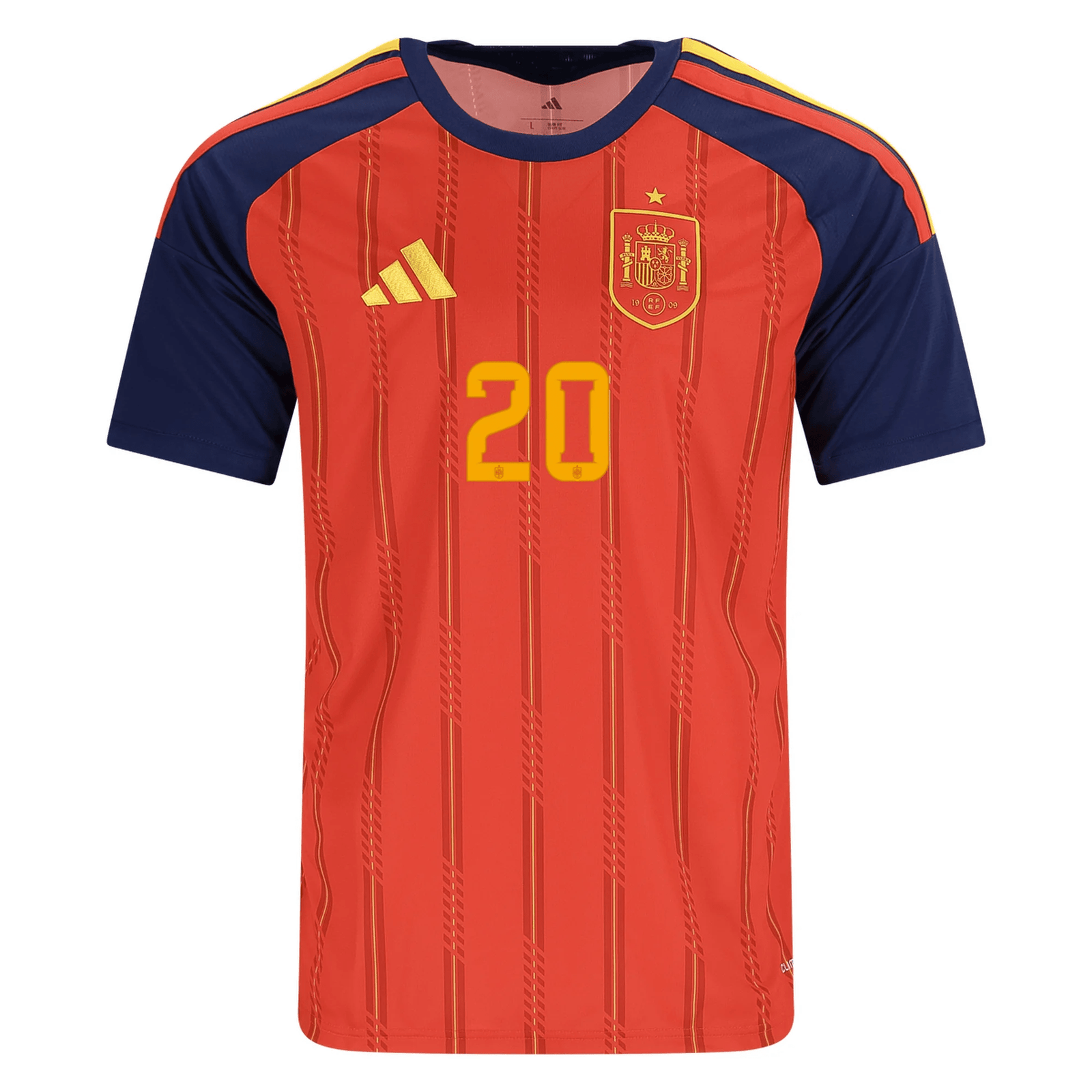 adidas Men's Pedri Spain World Cup Home Jersey 2026 (Vivid Red) | SoccerWearhouse