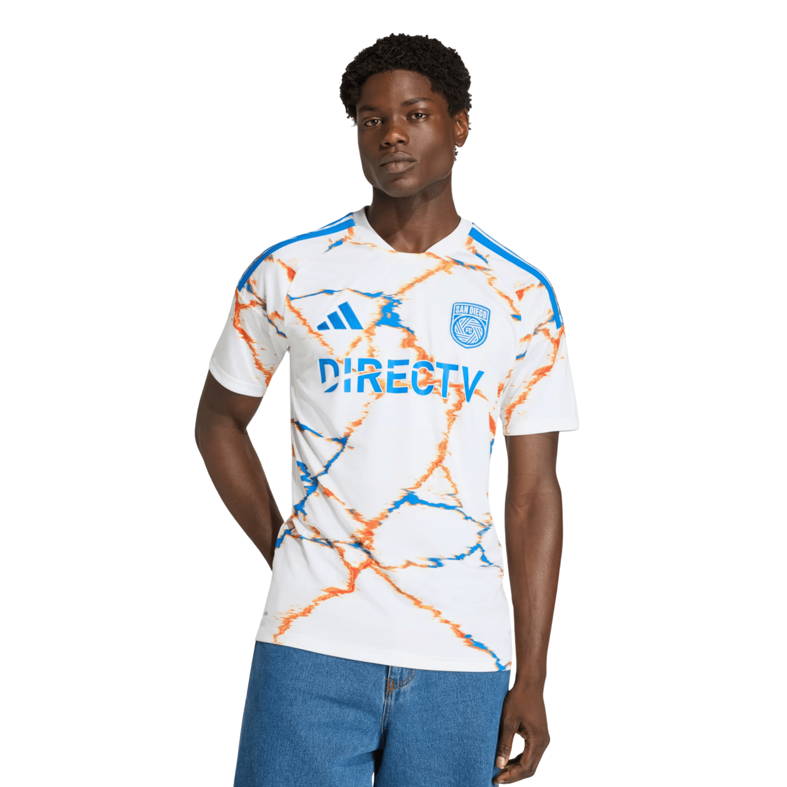 adidas Men's Pellegrino San Diego FC 26/27 Away Stadium Jersey (White) | SoccerWearhouse