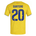 adidas Men's Quintero Colombia 2026 Authentic Home Jersey (Impact Yellow)