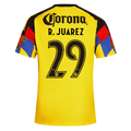 adidas Men's R. Juarez    Club America Home Jersey 25/26 (Yellow)