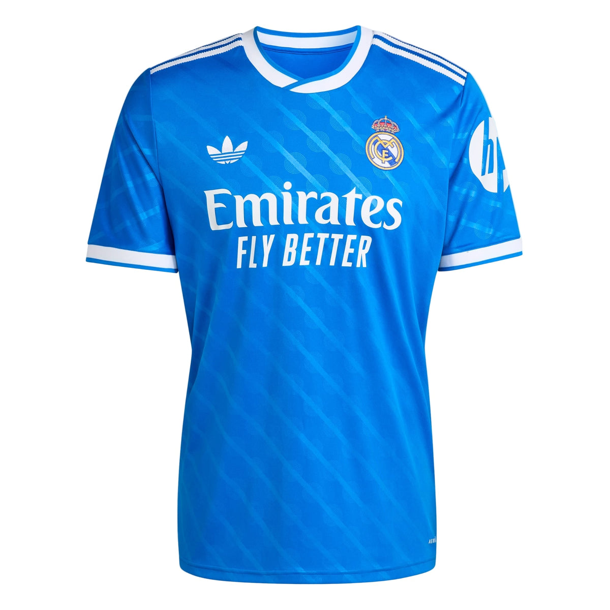 adidas Men's Real Madrid Third Jersey 25/26 (Blue/White) | SoccerWearhouse