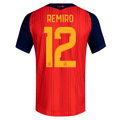 adidas Men's Remiro Spain Authentic World Cup Home Jersey 2026 (Vivid Red)