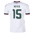 adidas Men's Reyes Mexico 2026 Away Stadium Jersey (White)