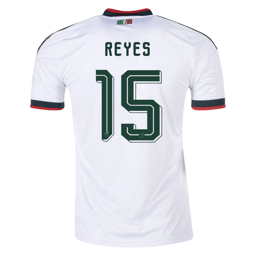 adidas Men's Reyes Mexico 2026 Away Stadium Jersey (White) | SoccerWearhouse