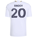 adidas Men's Rindov LA Galaxy Home Stadium Jersey 26/27 (White)