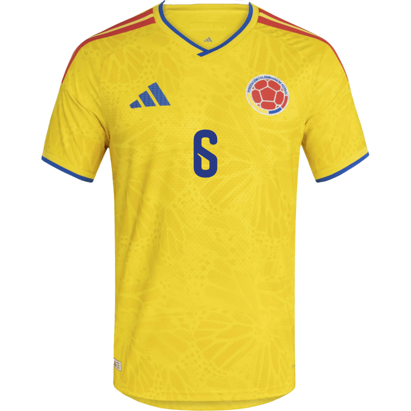 adidas Men's Rios Colombia 2026 Authentic Home Jersey (Impact Yellow) | SoccerWearhouse