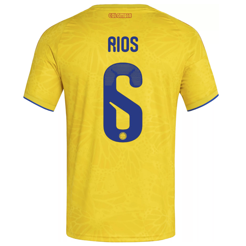adidas Men's Rios Colombia 2026 Home Jersey (Impact Yellow) | SoccerWearhouse