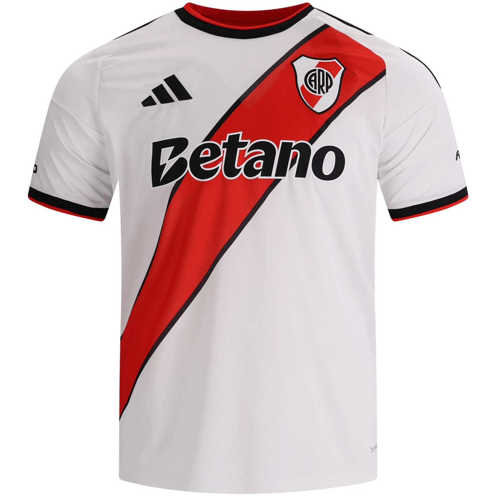 adidas Mens River Plate Home Jersey 26/27 (White/Red) | SoccerWearhouse