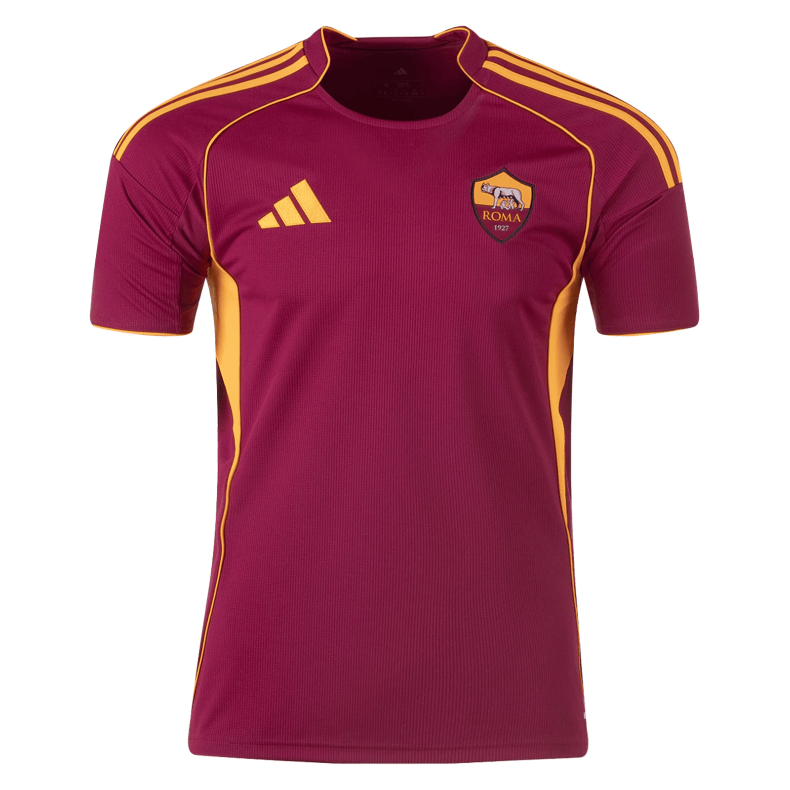 adidas Men's Roma Home Jersey 25/26 (Burgundy) | SoccerWearhouse