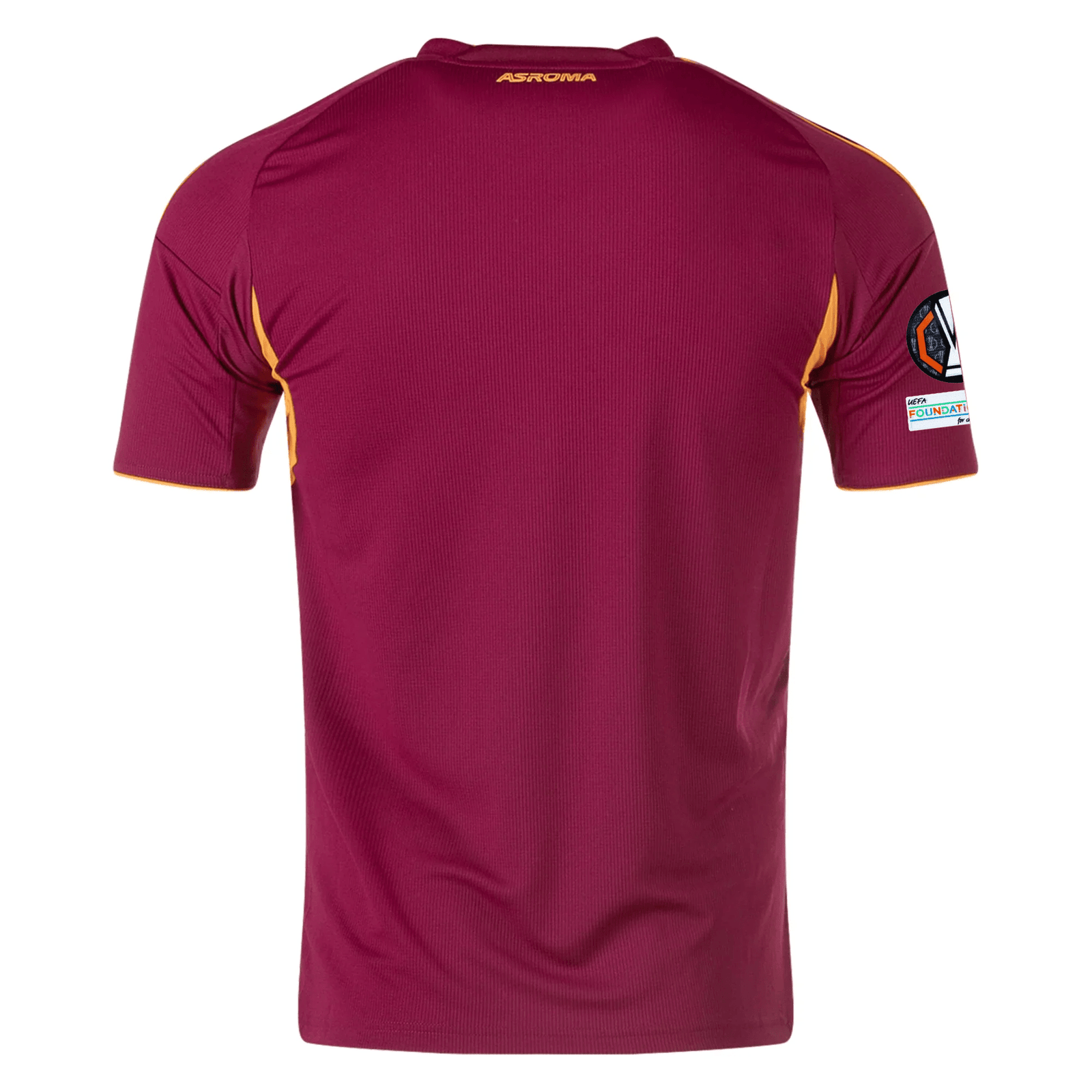adidas Men's Roma Home Jersey w/ Europa League Patches 25/26 (Burgundy) | SoccerWearhouse