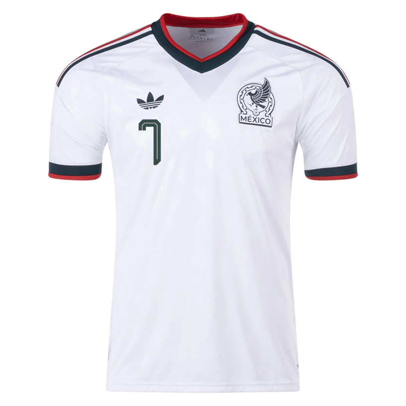 adidas Men's Romo Mexico 2026 Away Stadium Jersey (White) | SoccerWearhouse