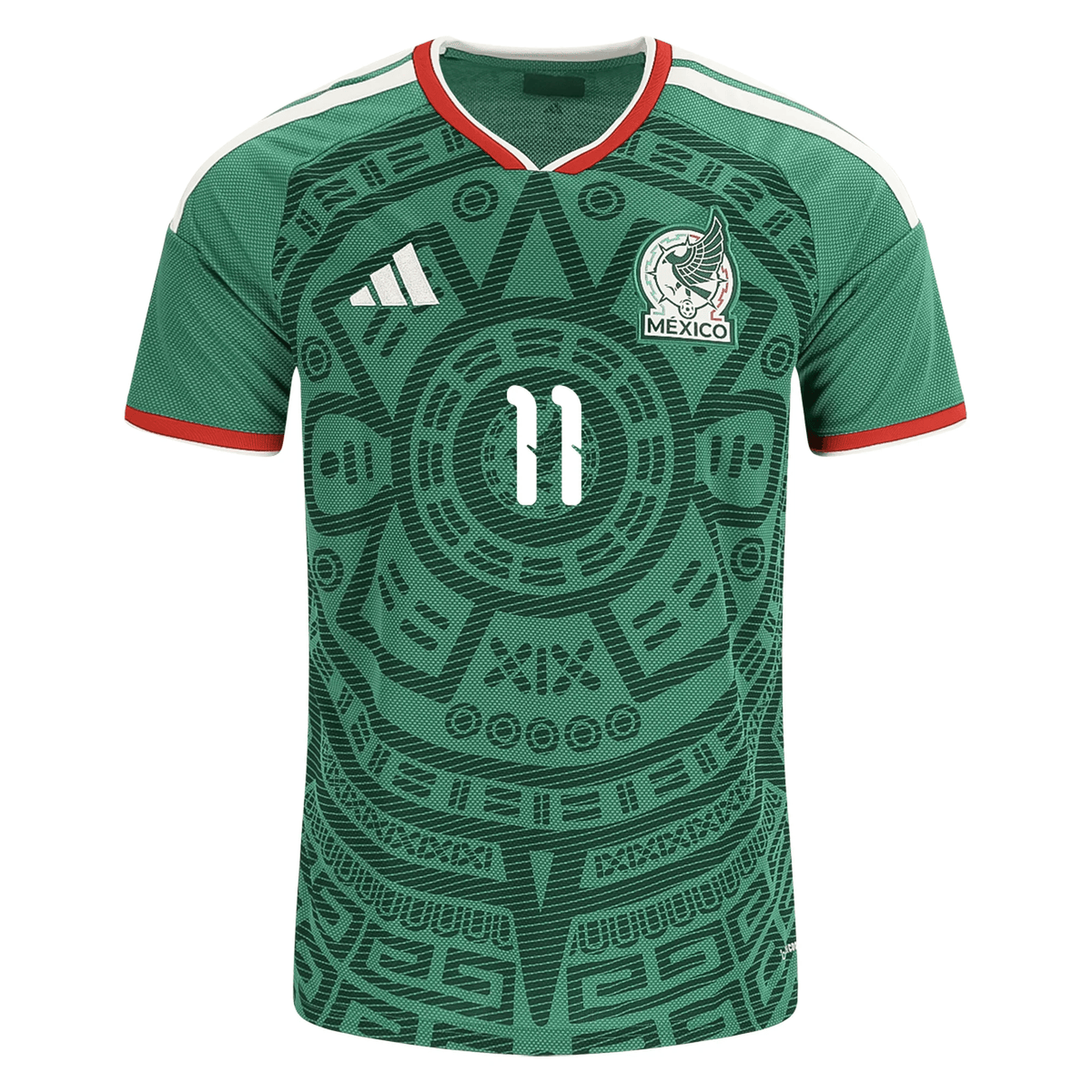 adidas Men's Santiago Gimenez Mexico Home 2026 World Cup Jersey (Bold Green) | SoccerWearhouse