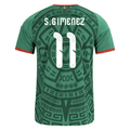 adidas Men's Santiago Gimenez Mexico Home 2026 World Cup Jersey (Bold Green)