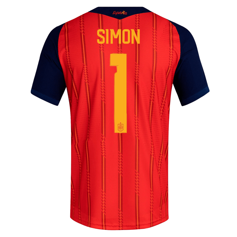 adidas Men's Simon Spain Authentic World Cup Home Jersey 2026 (Vivid Red) | SoccerWearhouse