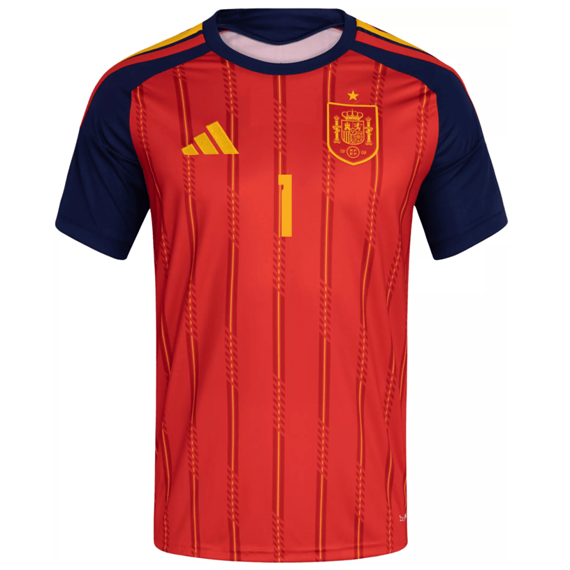 adidas Men's Simon Spain World Cup Home Jersey 2026 (Vivid Red) | SoccerWearhouse