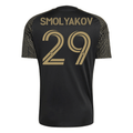 adidas Men's Smolyakov LAFC Stadium Home Jersey 26/27 (Black/Gold)