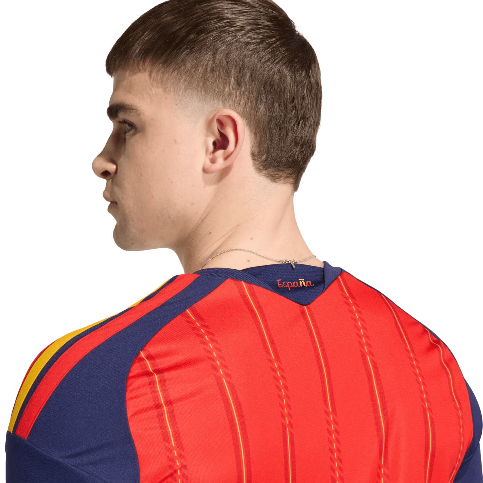 adidas Mens Spain 2026 Long Sleeve Home Jersey (Vivid Red) | SoccerWearhouse