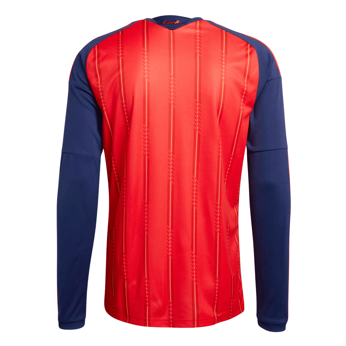 adidas Mens Spain 2026 Long Sleeve Home Jersey (Vivid Red) | SoccerWearhouse
