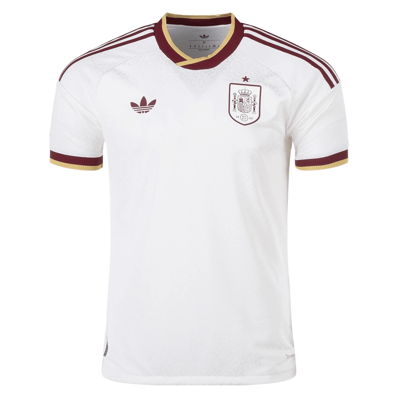 adidas Men's Spain Authentic Match Away Jersey 2026 (White) | SoccerWearhouse