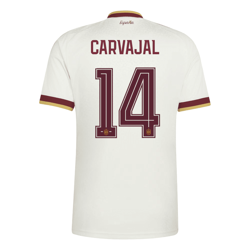 adidas Men's Spain Carvajal Away Stadium Jersey 2026 (White) | SoccerWearhouse