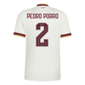 adidas Men's Spain Pedro Porro Away Stadium Jersey 2026 (White)