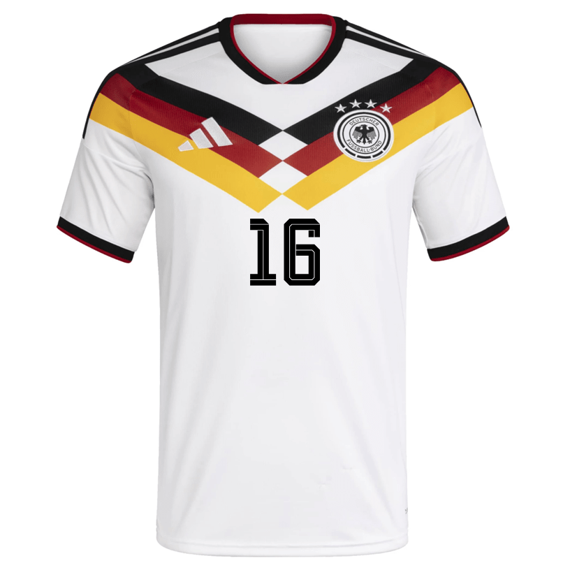 adidas Men's Sule Germany Home World Cup Jersey 2026 (White/Black) | SoccerWearhouse