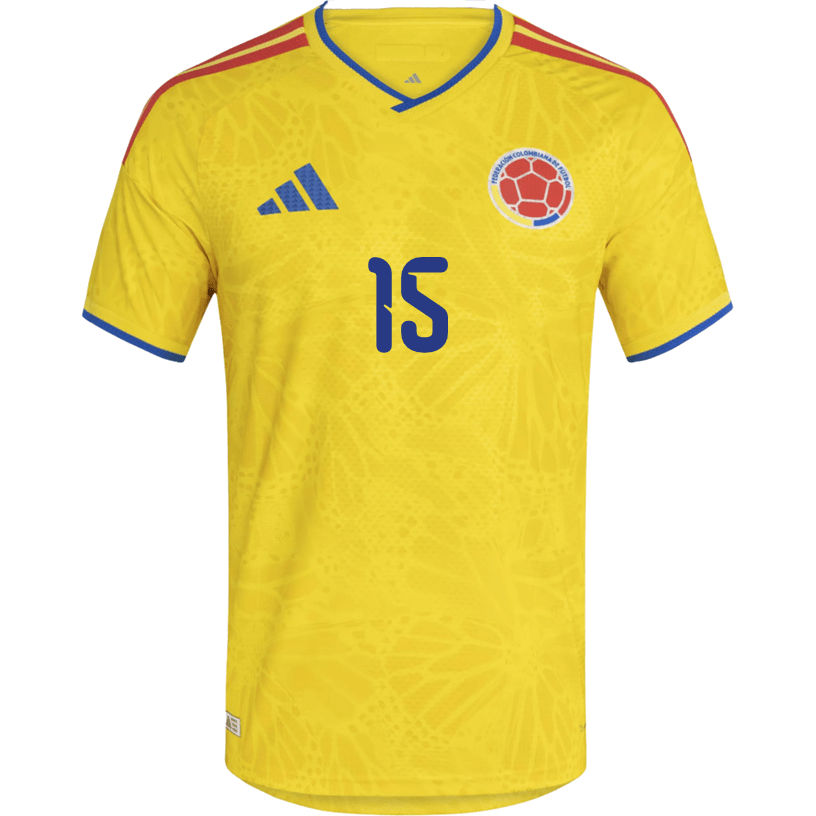 adidas Men's Uribe Colombia 2026 Authentic Home Jersey (Impact Yellow) | SoccerWearhouse