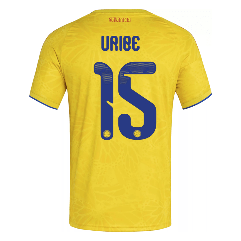 adidas Men's Uribe Colombia 2026 Authentic Home Jersey (Impact Yellow) | SoccerWearhouse