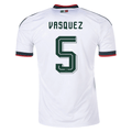 adidas Men's Vasquez Mexico 2026 Away Stadium Jersey (White)