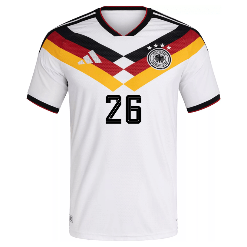 adidas Men's Woltmemade Germany Authentic Home World Cup Jersey 2026 (White/Black) | SoccerWearhouse