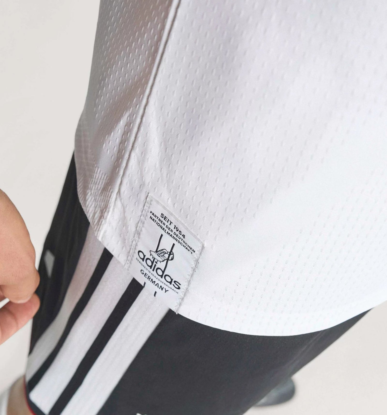 adidas Men's Woltmemade Germany Authentic Home World Cup Jersey 2026 (White/Black) | SoccerWearhouse