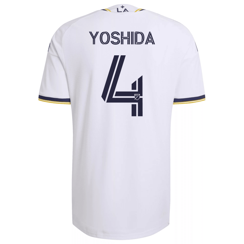 adidas Men's Yoshida LA Galaxy Authentic Match Home Jersey 26/27 (White) | SoccerWearhouse