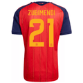 adidas Men's Zubimendi Spain World Cup Home Jersey 2026 (Vivid Red)