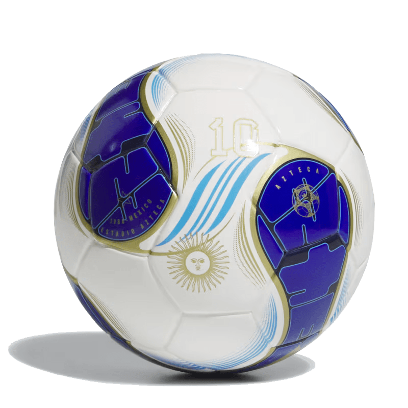 adidas Messi 3 Star Mini Ball 23/24 (White/Sky Blue) | SoccerWearhouse