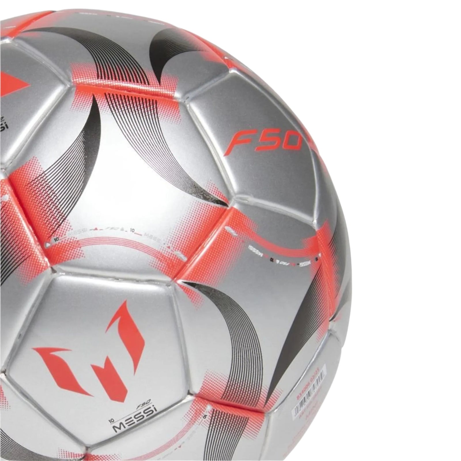 adidas Messi Mini Ball (Iron Metallic/White/Black) | SoccerWearhouse